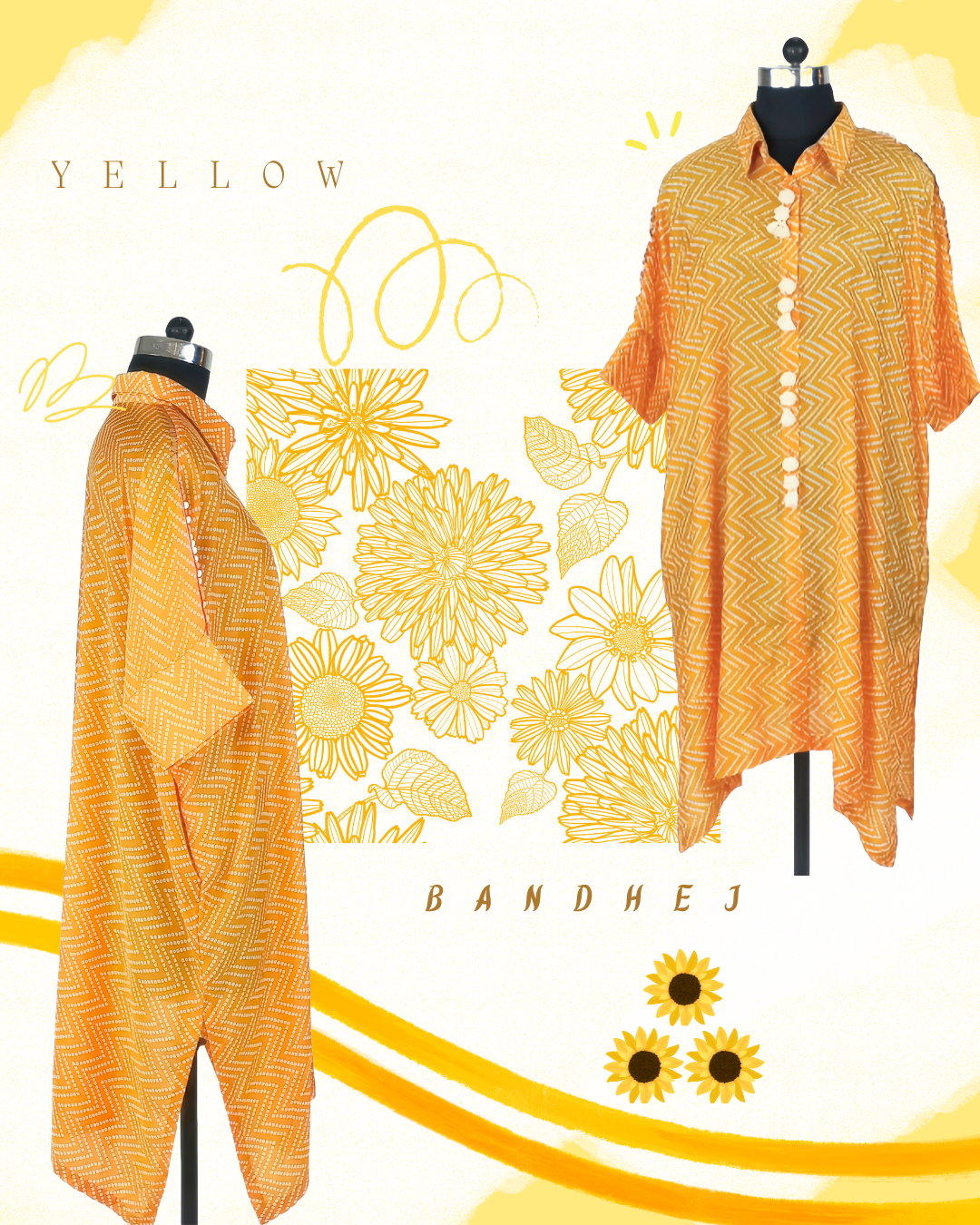 PRINTED SHIRT KAFTAN