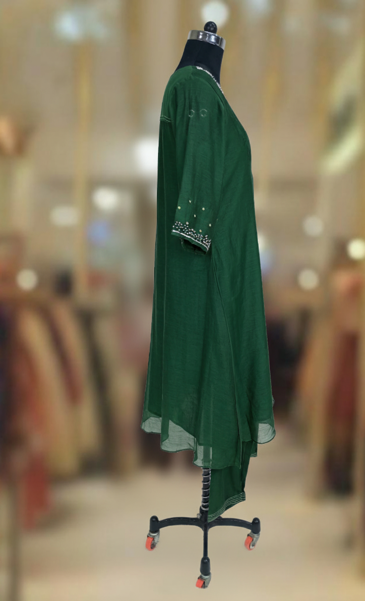 FOREST MUSE CHANDERI SUIT SET