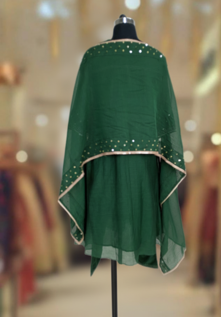 FOREST MUSE CHANDERI SUIT SET