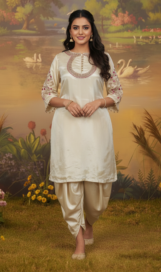 SHIMMER TISSUE SUIT SET