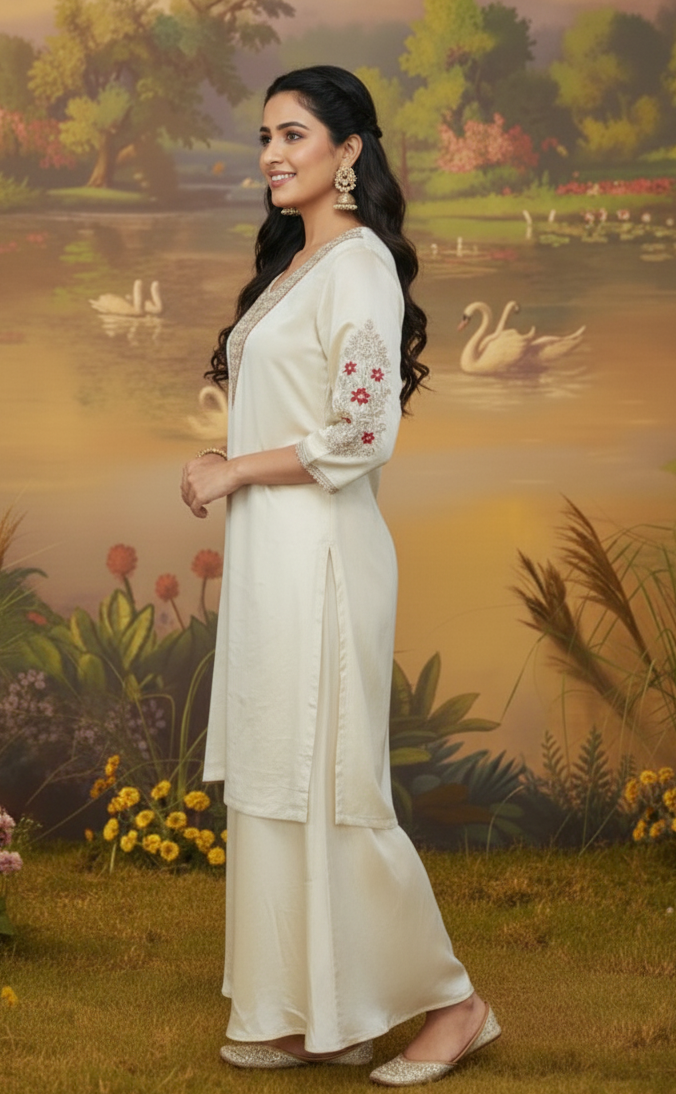 SHIMMER TISSUE SUIT SET