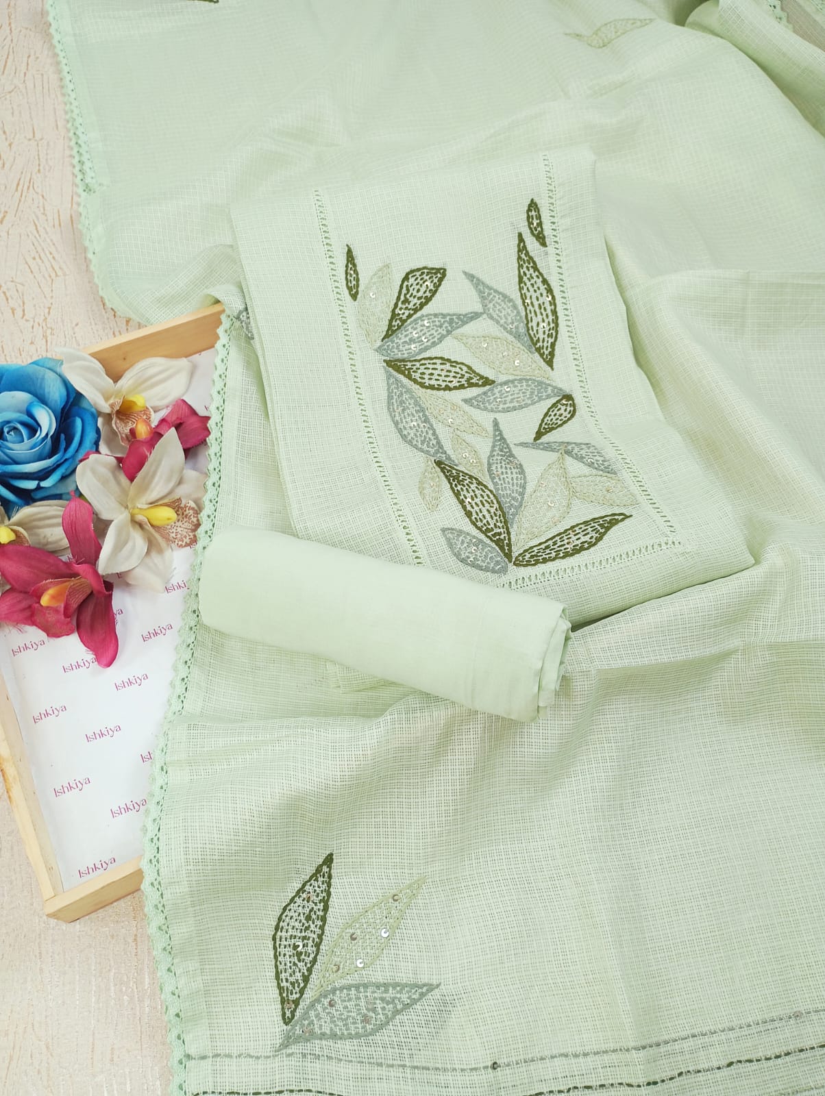 GUL-Unstitched Kota Suit Set
