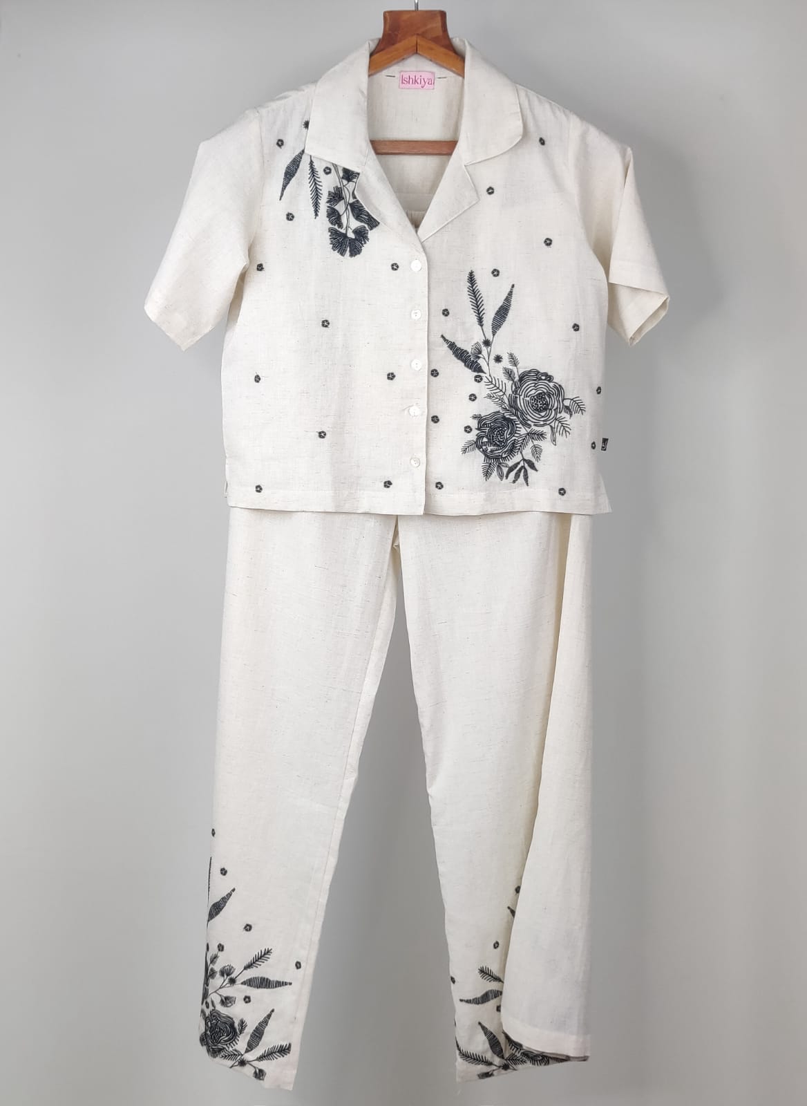 Off-white Woven Whispers Co-ord Set