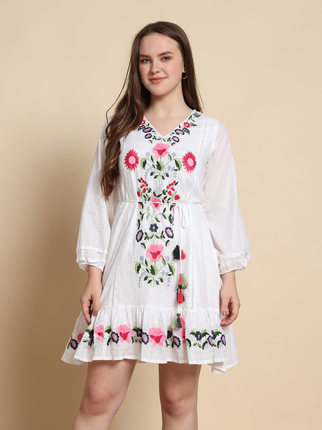 White Dream Catcher Dress