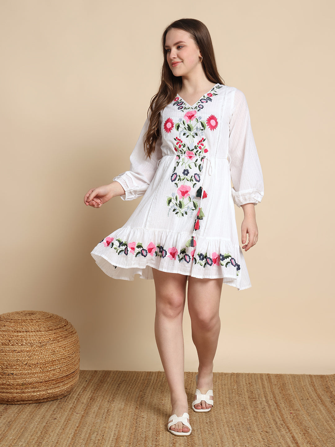 White Dream Catcher Dress