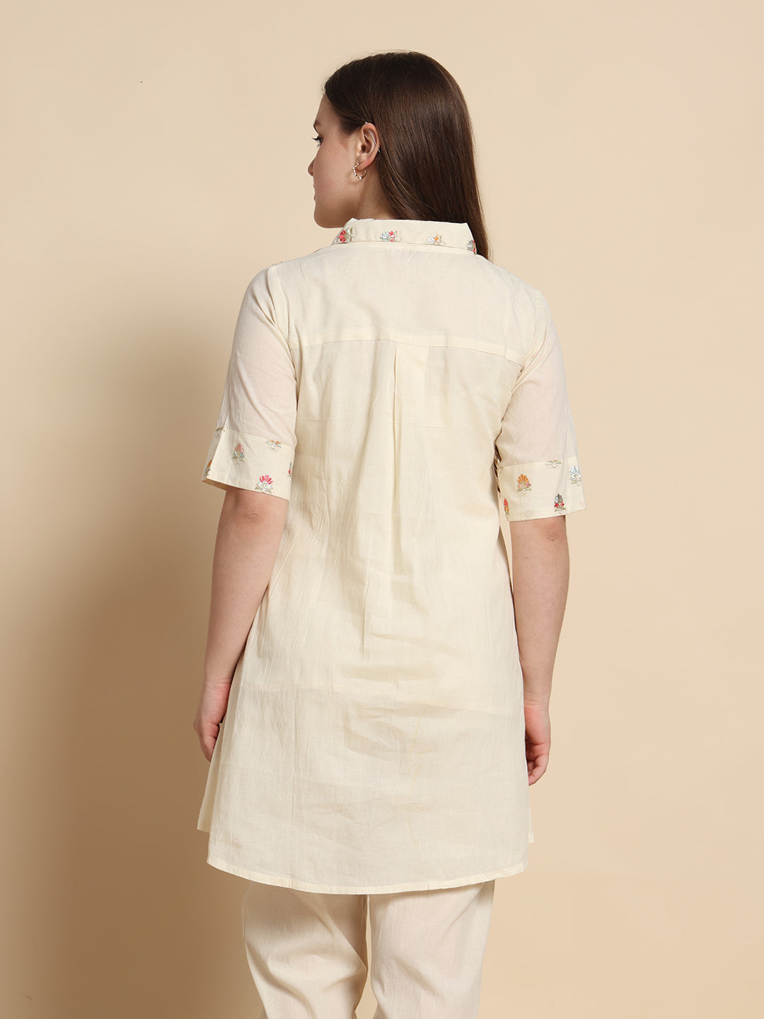 Off-white Herb Garden Kurta Set