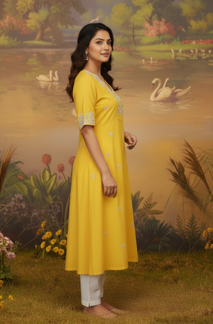 SUNLIT SILK SUIT SET