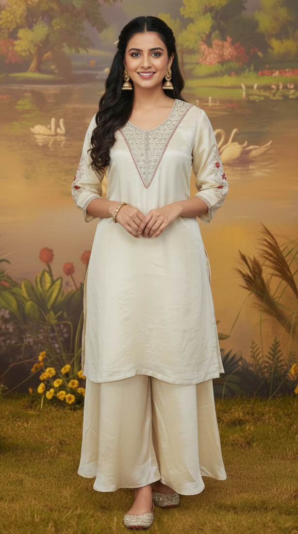 SHIMMER TISSUE SUIT SET