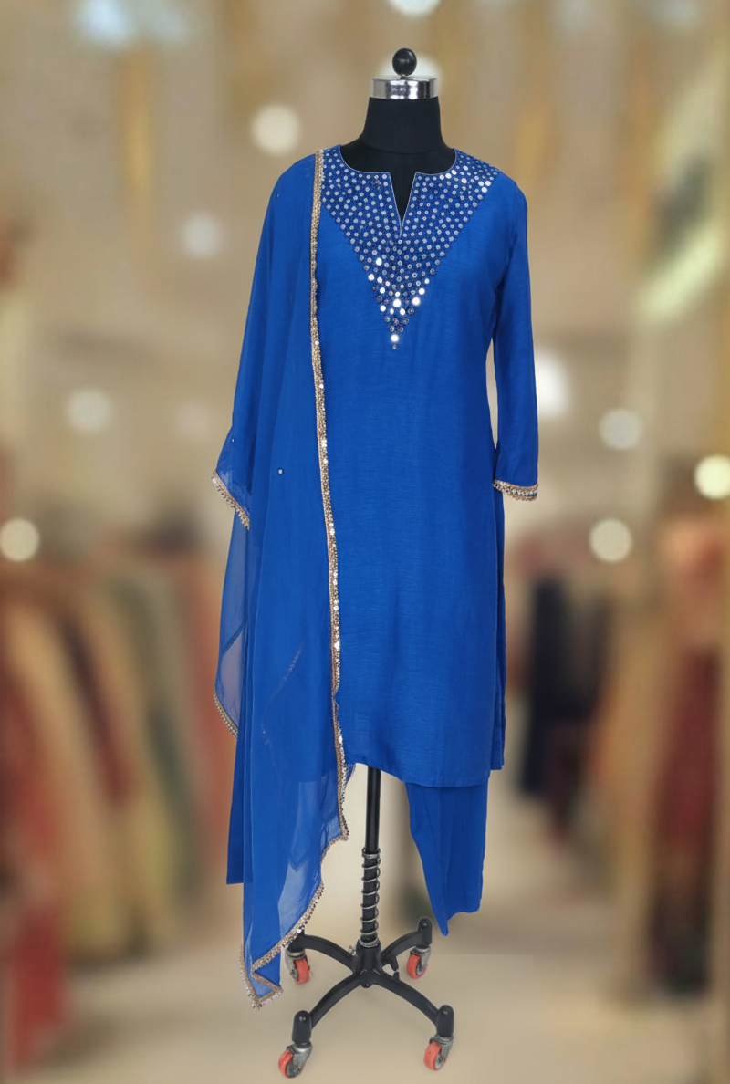 ROYAL BLUE SUIT SET