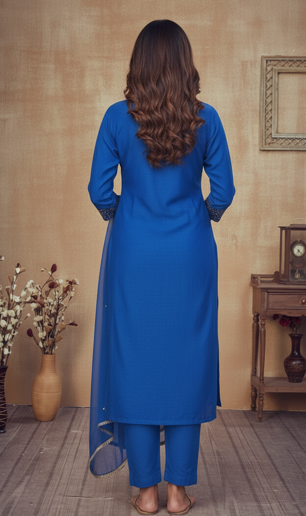 ROYAL BLUE SUIT SET