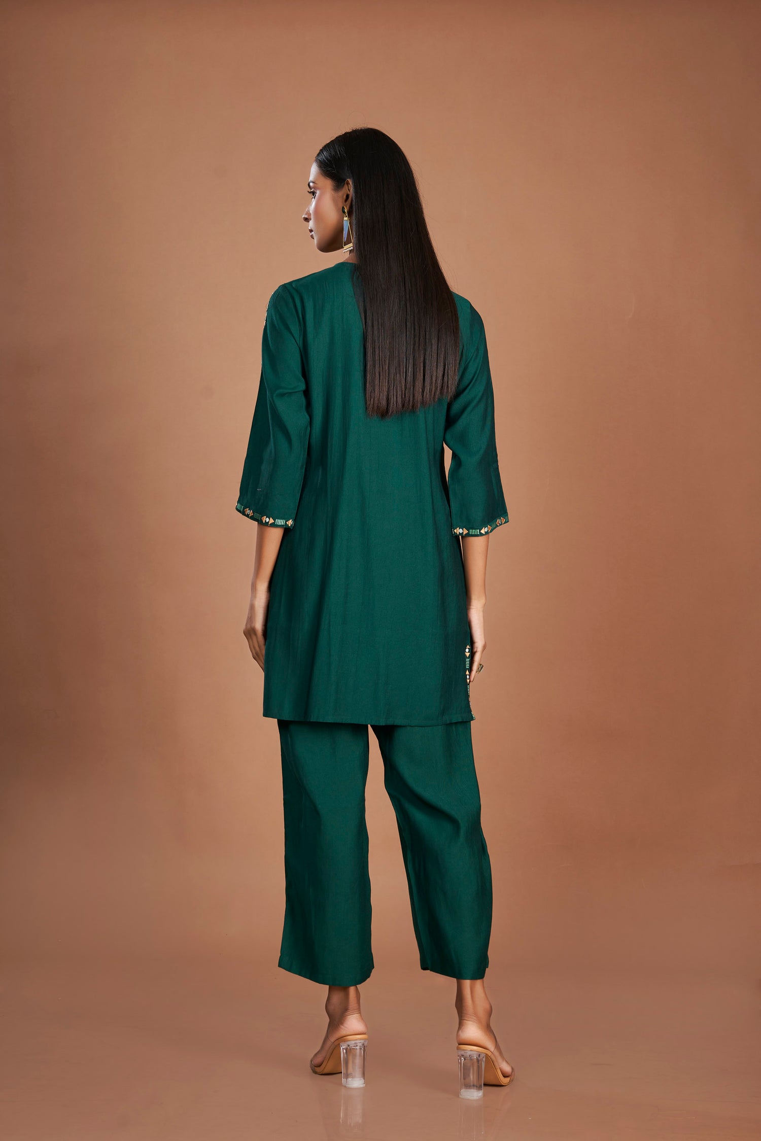 Emerald Green Twill Co-Ord Set