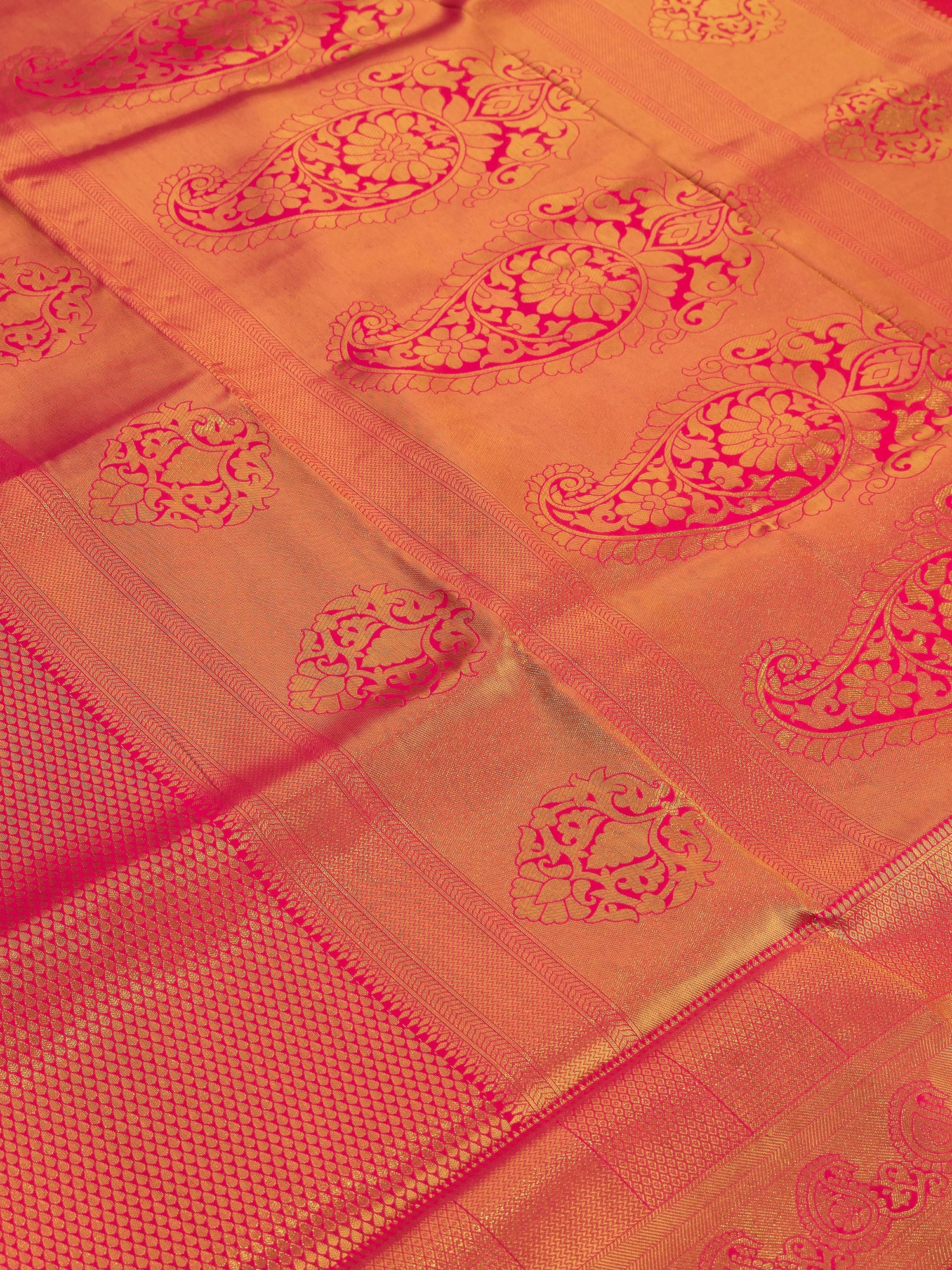 Pink Banarasi Zari Butti Saree