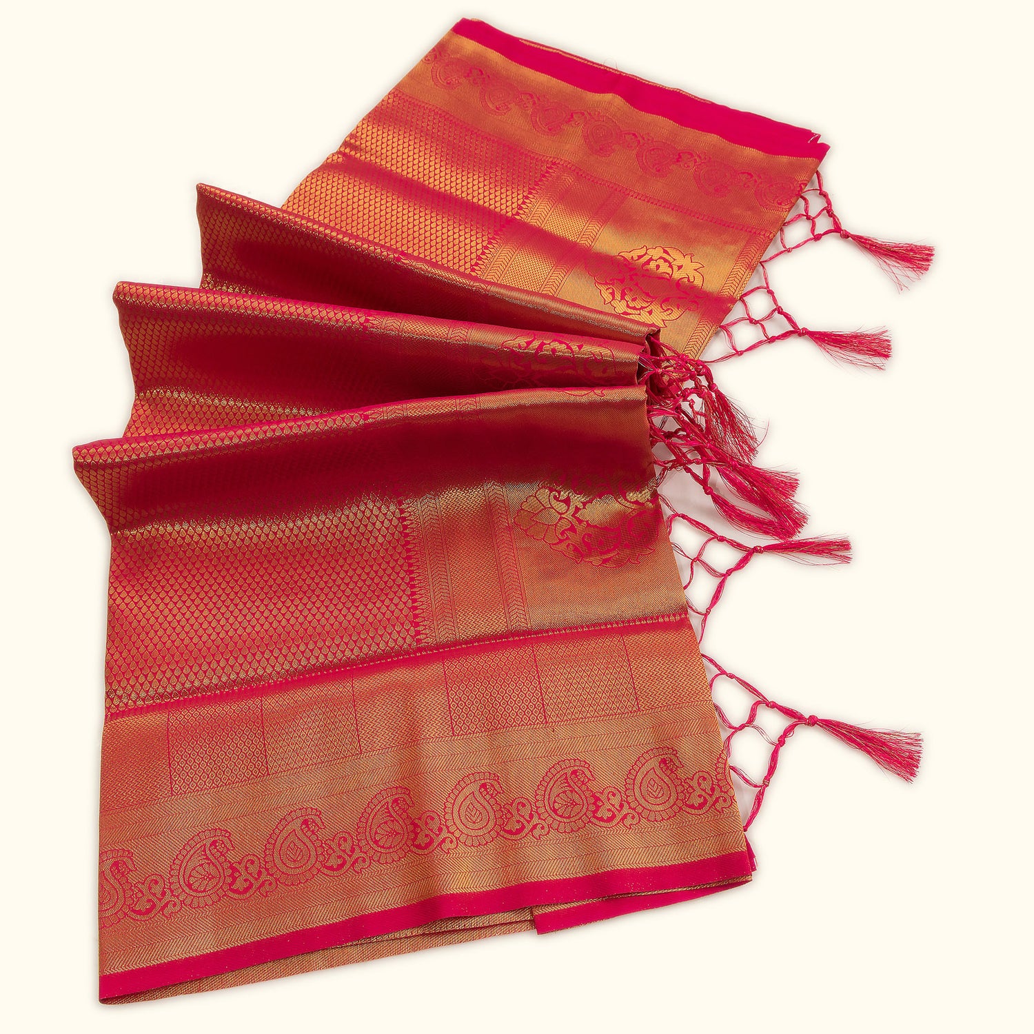 Pink Banarasi Zari Butti Saree