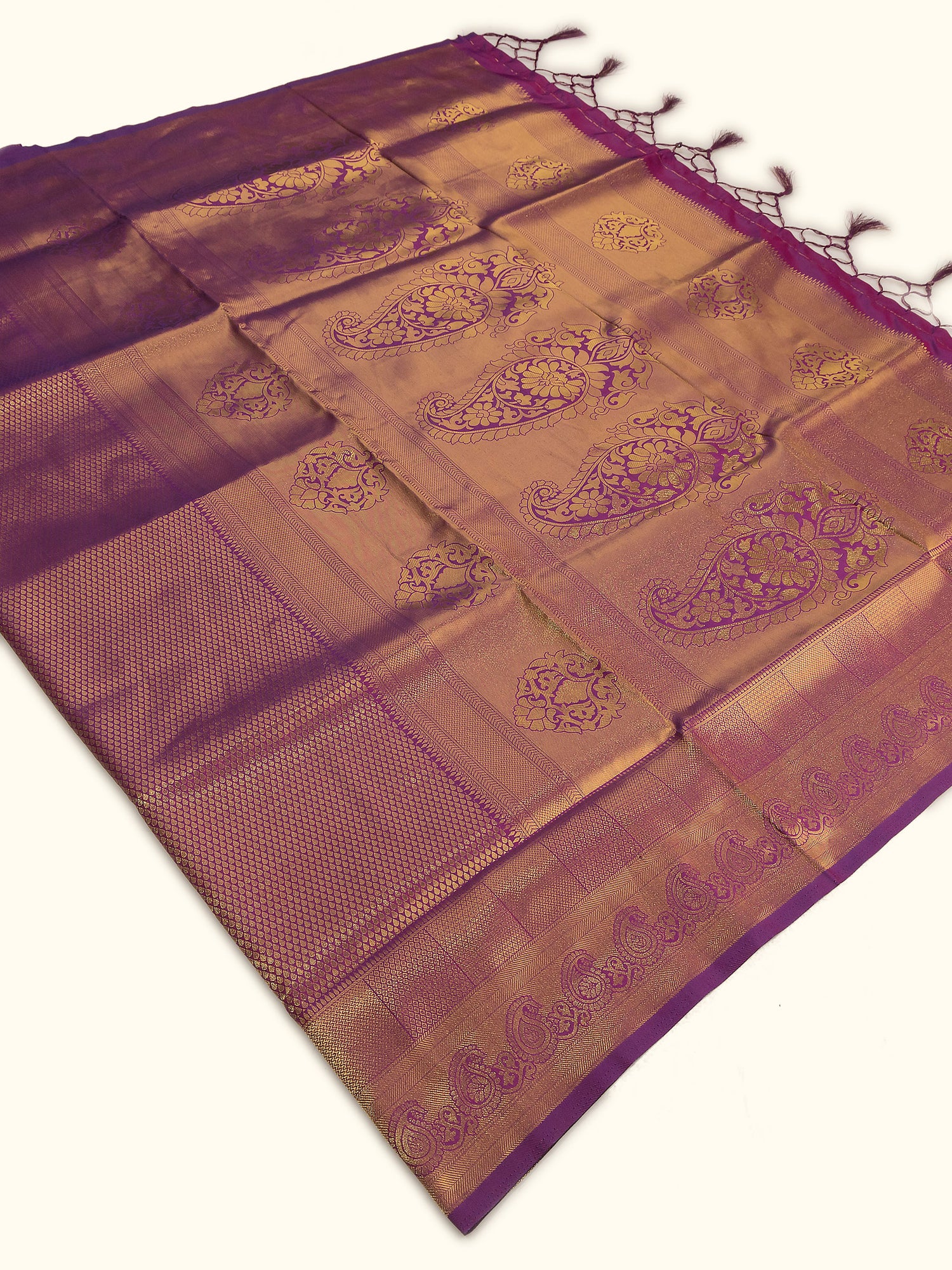 Rose Luxe Pink Banarasi Silk Saree