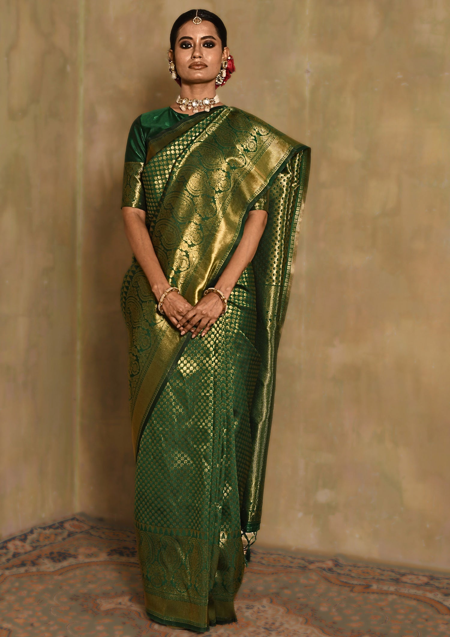 Banarasi Butti Work Silk Saree