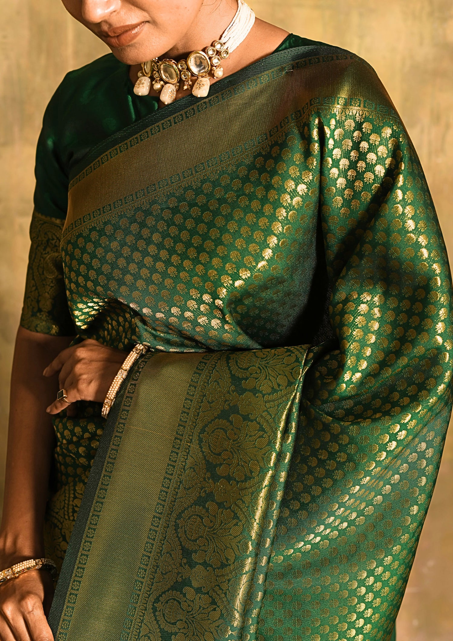 Banarasi Butti Work Silk Saree