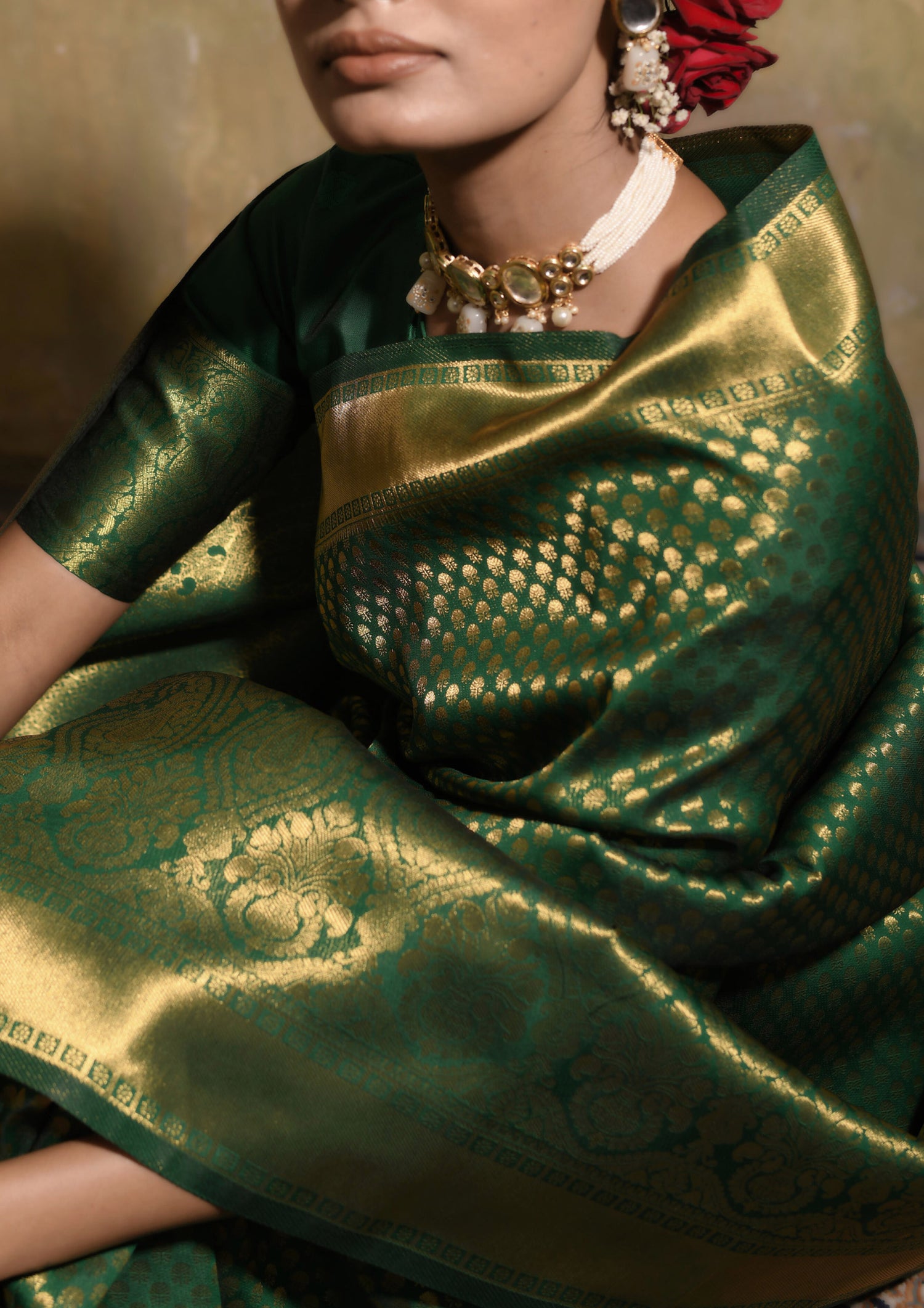 Banarasi Butti Work Silk Saree