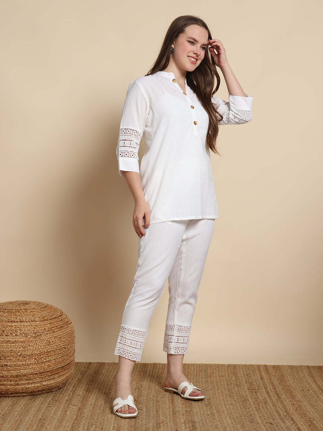 White Summer Idyll Co-ord Set