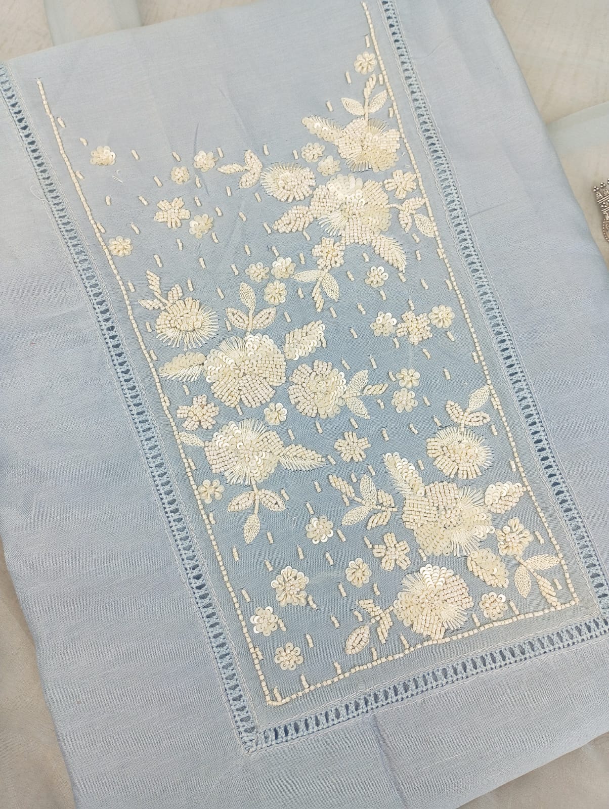 CHANDERI SUIT SET