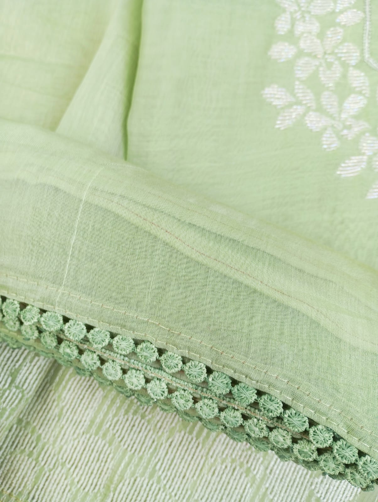 CHANDERI SUIT SET
