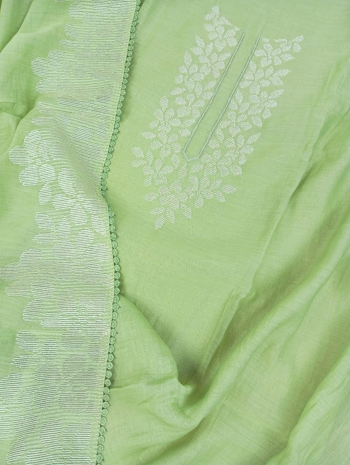CHANDERI SUIT SET