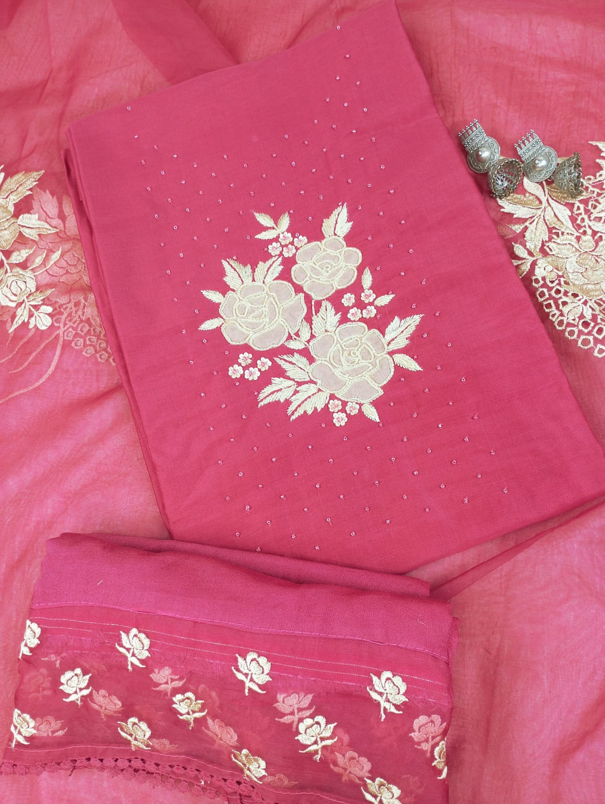 Embroidered Suit Set