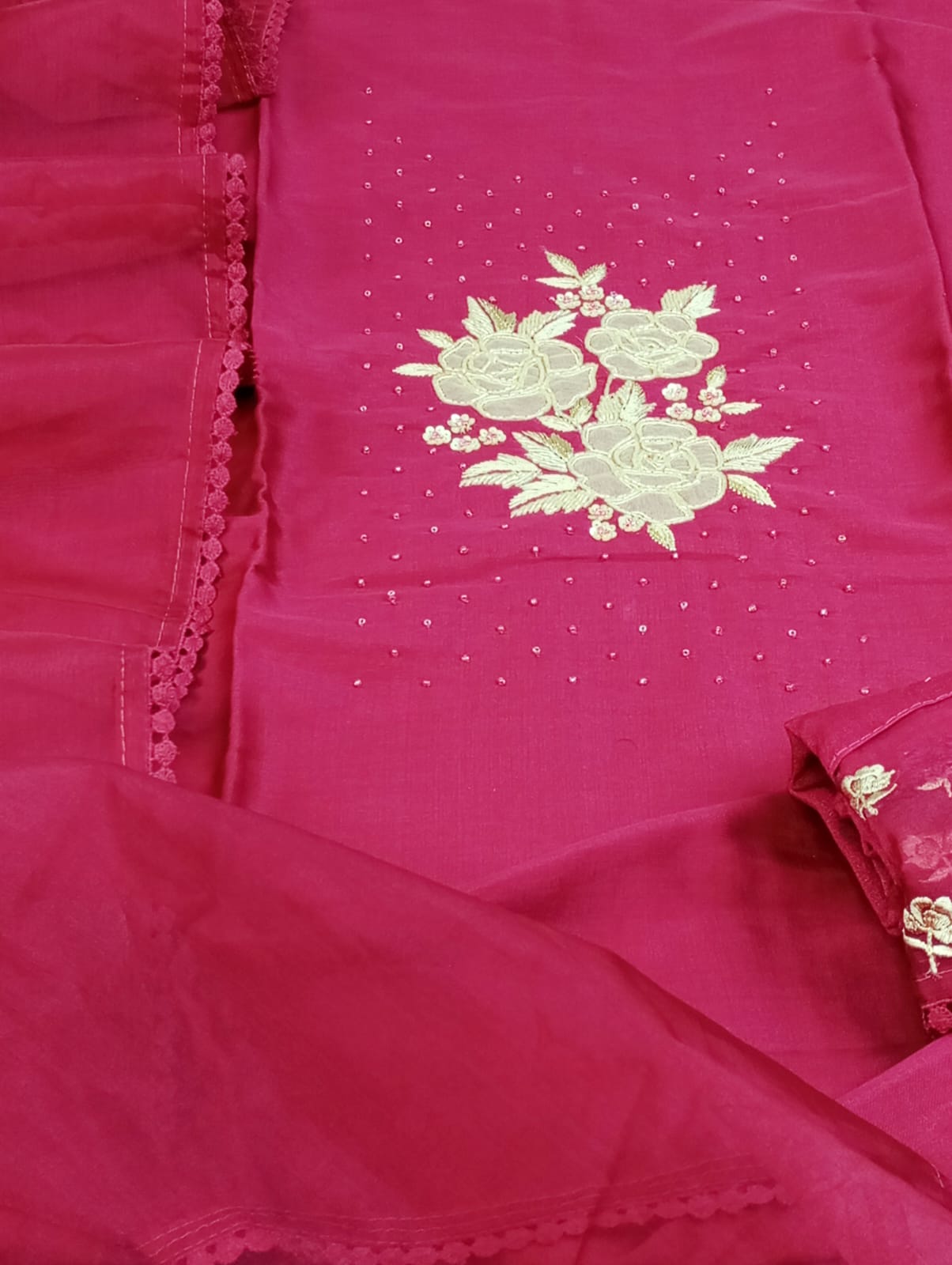 Embroidered Suit Set