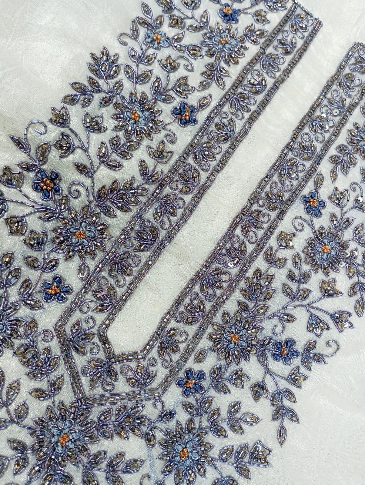 TISSUE EMBROIDERED SUIT SET