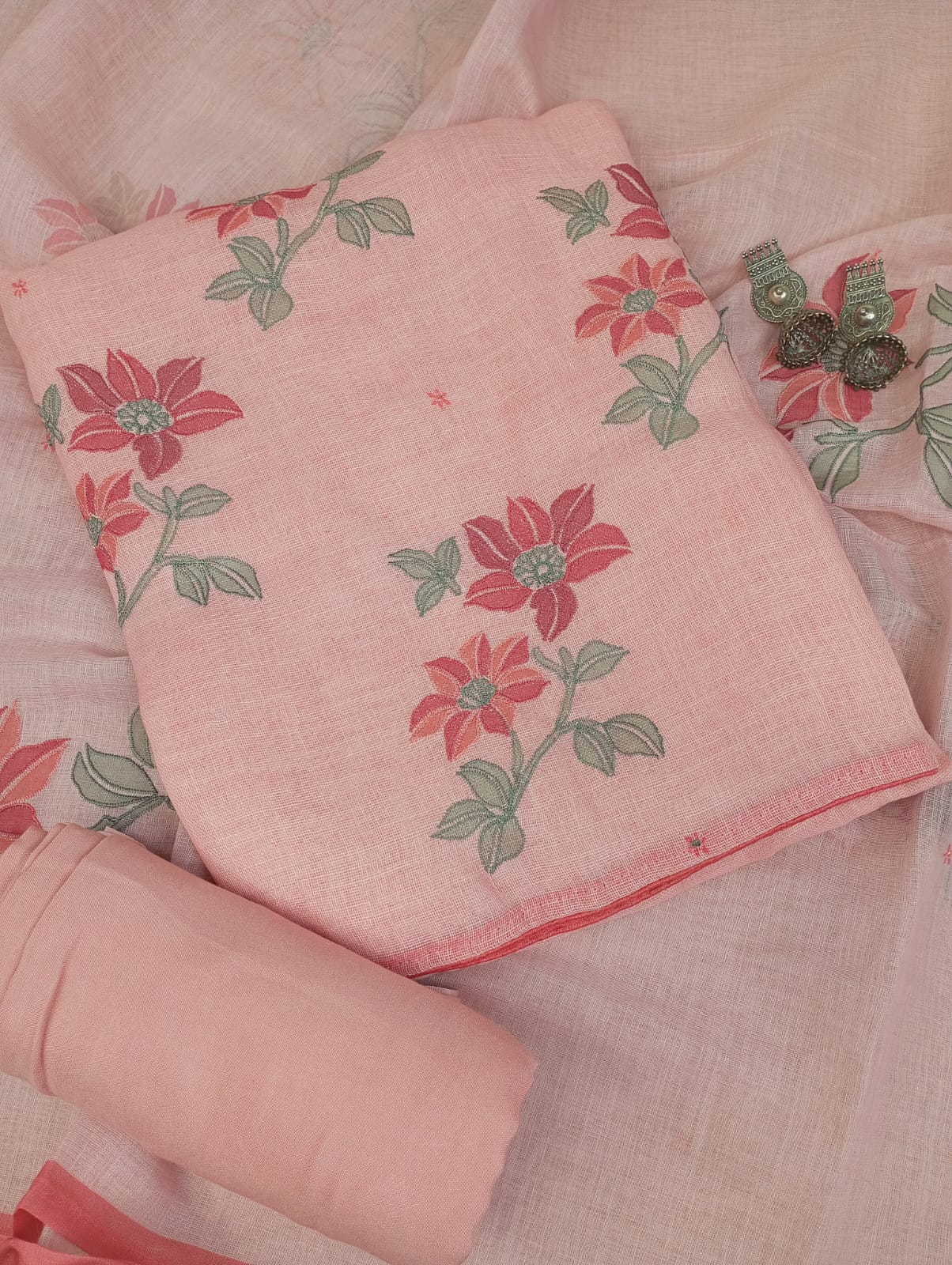 FLORAL PRINTED SUIT SET