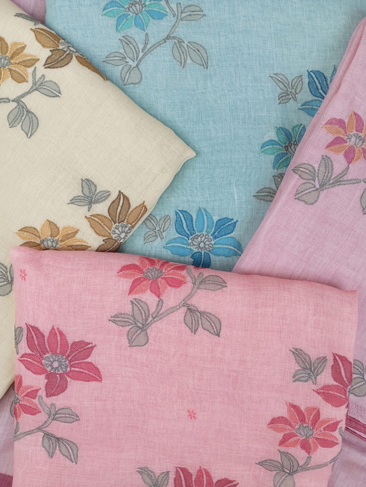 FLORAL PRINTED SUIT SET