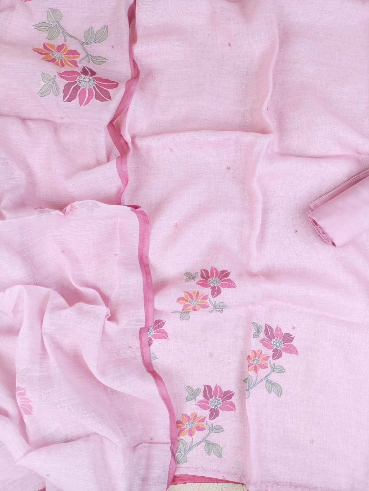 FLORAL PRINTED SUIT SET