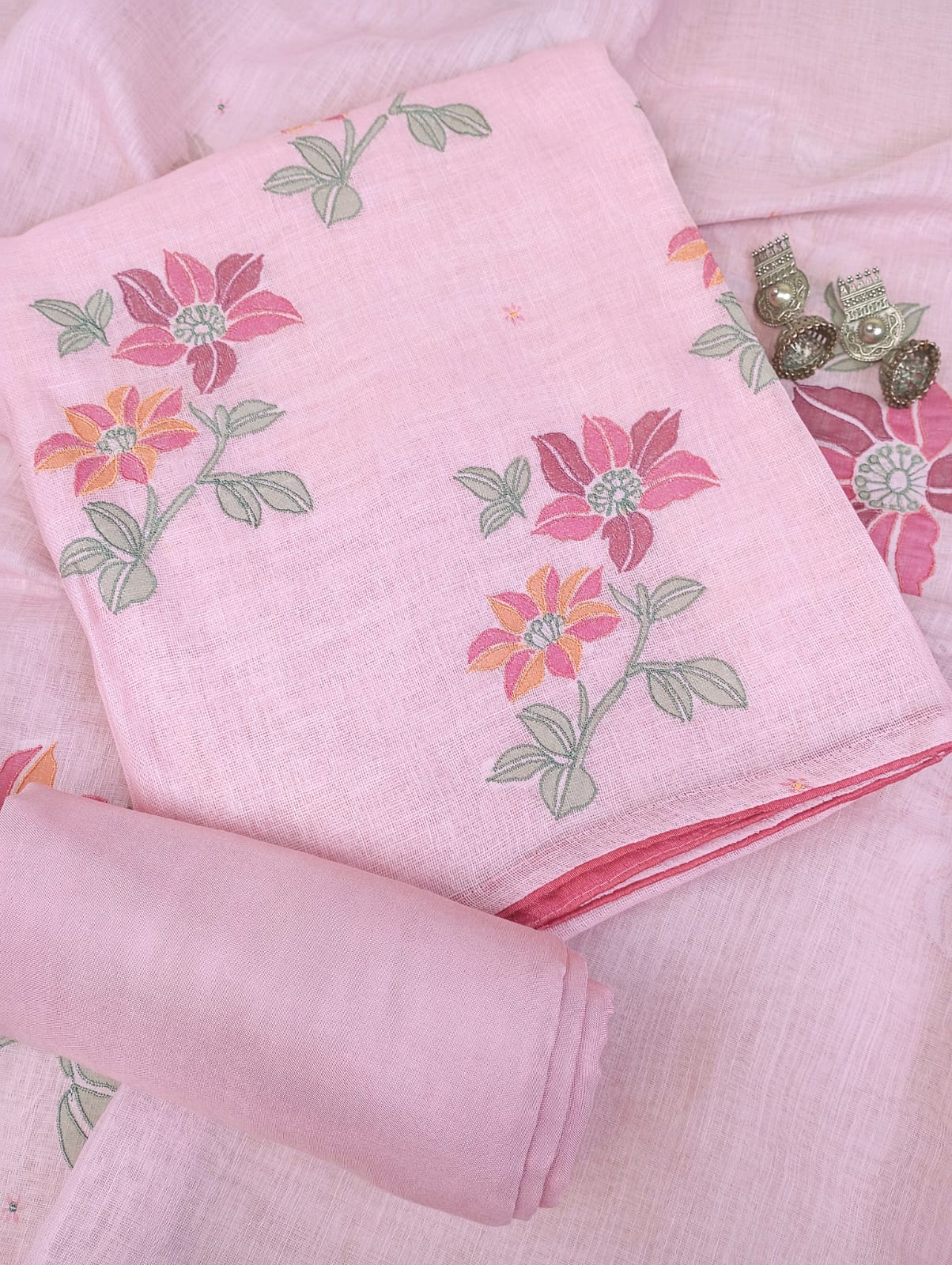 FLORAL PRINTED SUIT SET