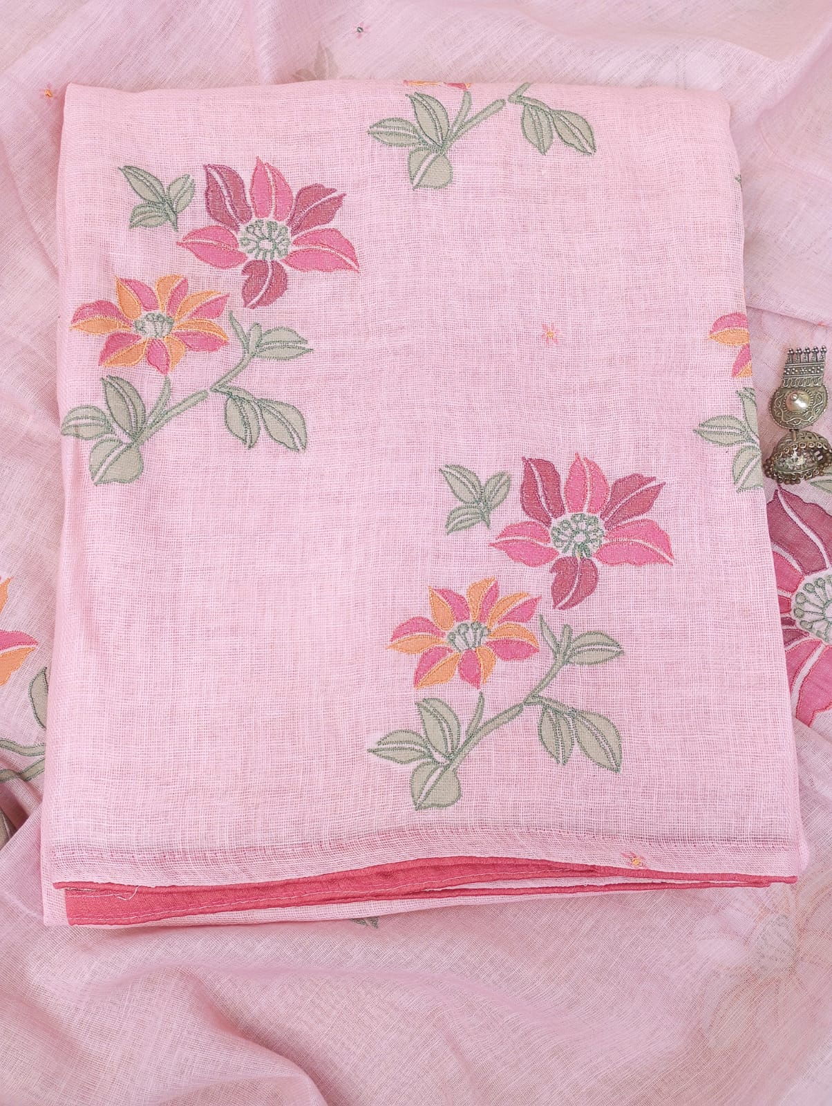 FLORAL PRINTED SUIT SET