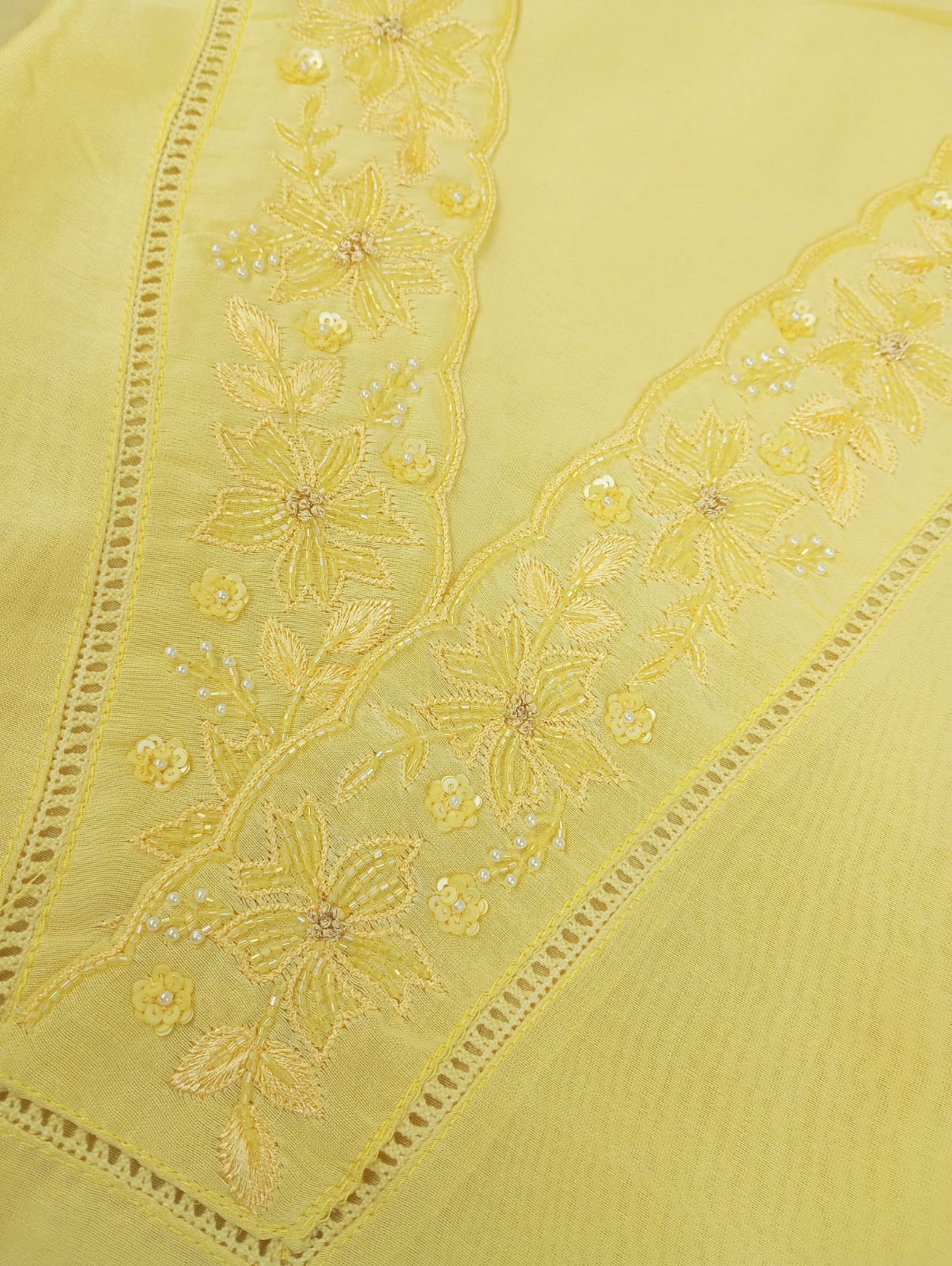 CHANDERI SUIT SET