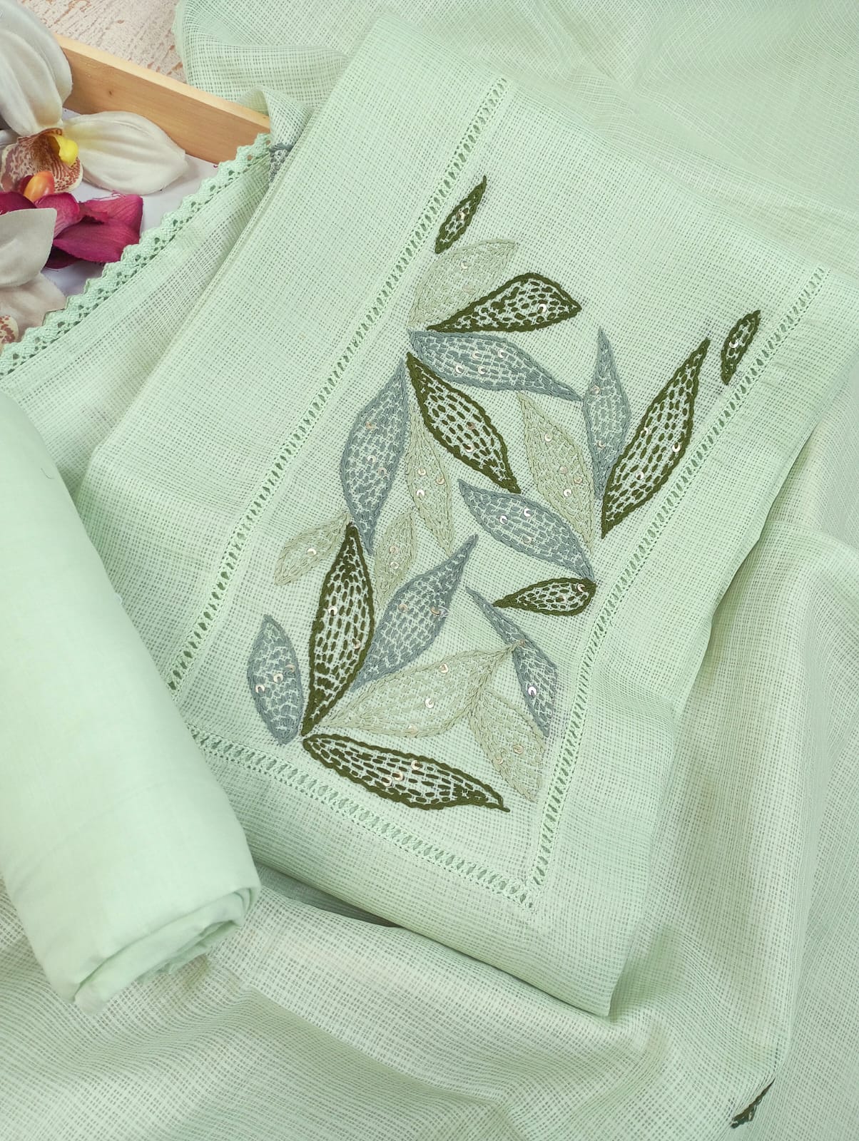 GUL-Unstitched Kota Suit Set