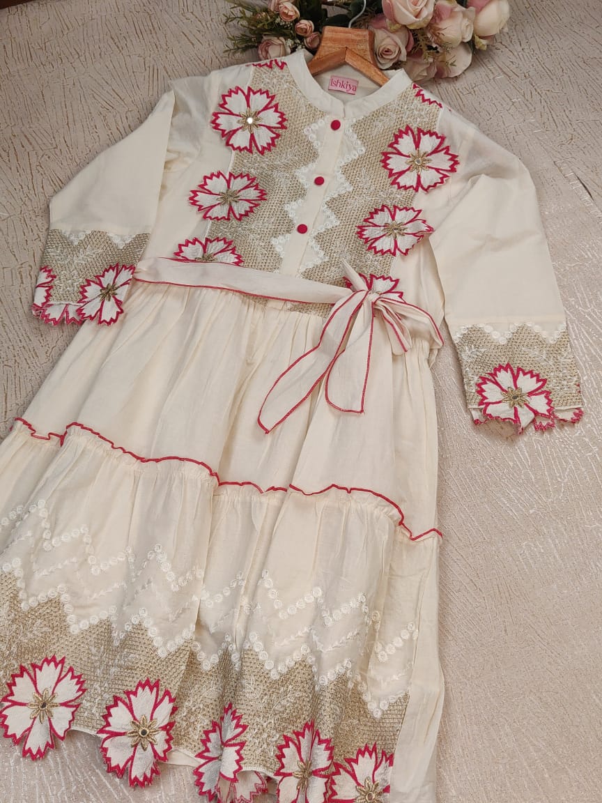 Off-White Pink Buttercup Short Dress